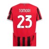 Camiseta de fútbol AC Milan Tomori 23 Primera Equipación 2024-25 - Hombre